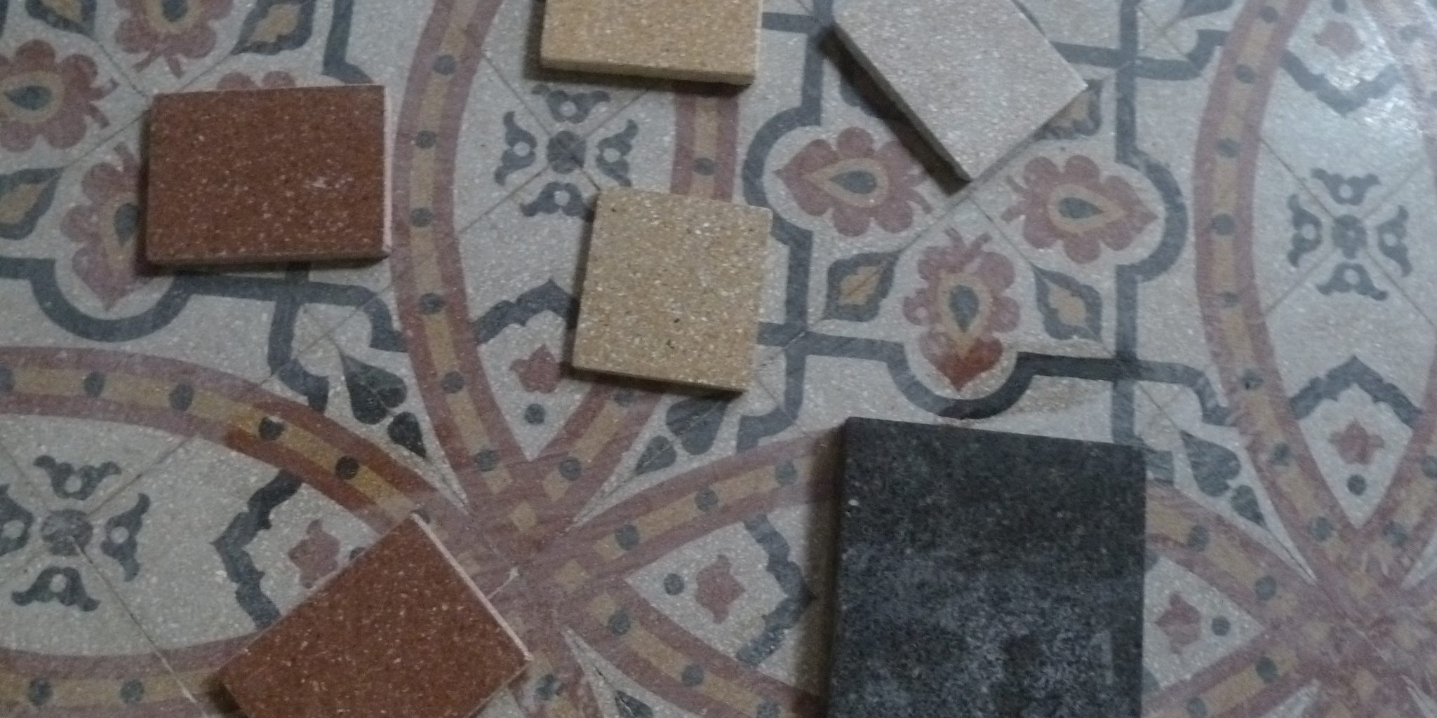 Színminták a terazzo pótlásokhoz