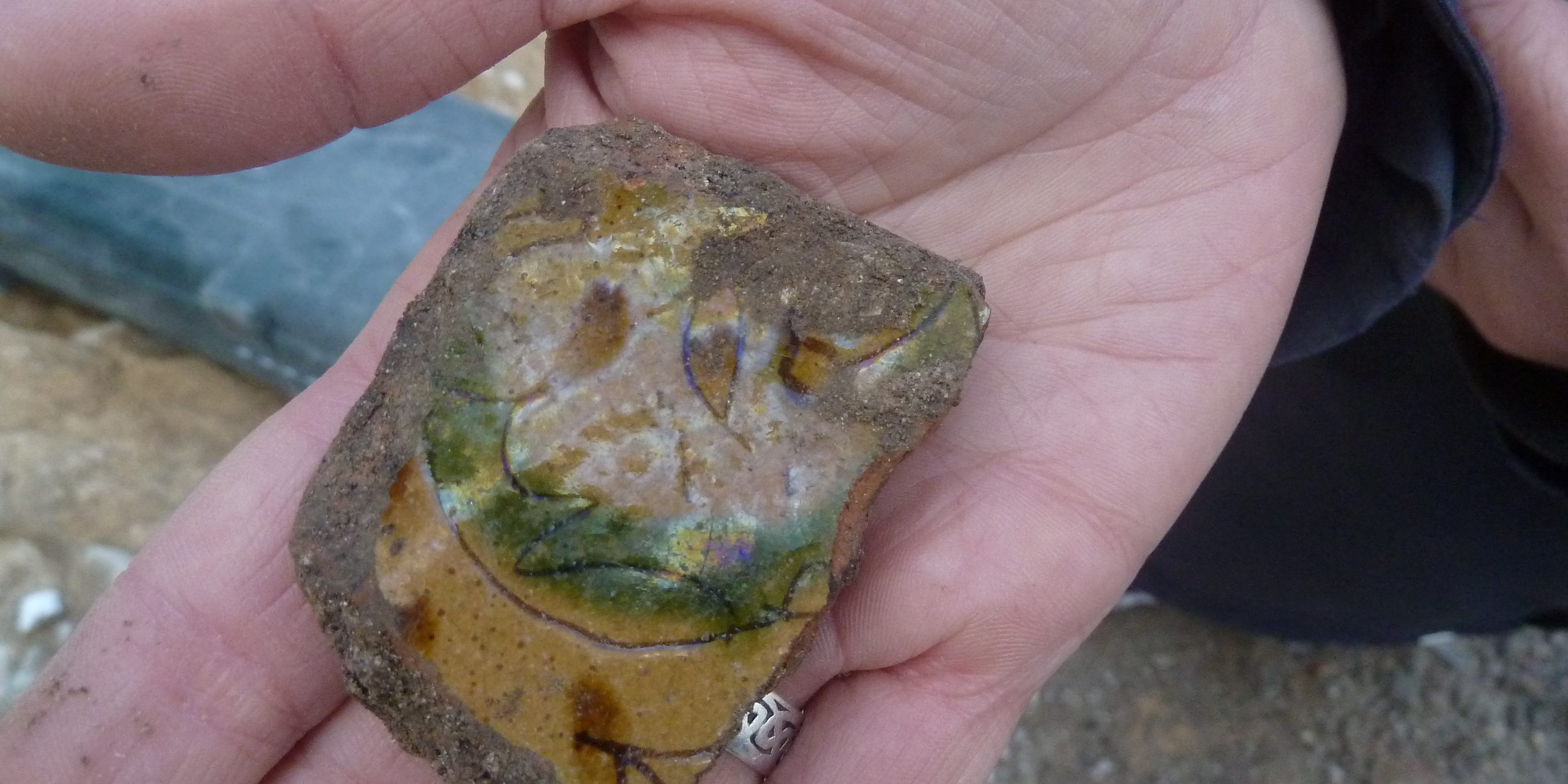 Török edénytöredék a hódoltság korából