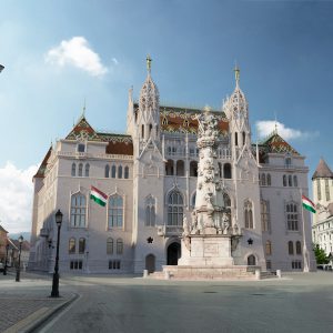 Szentháromság téri főhomlokzat