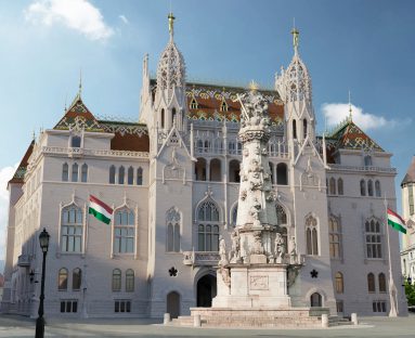 Főhomlokzat látványterve